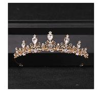 Baroque Rhingestone Crystal Crown and Tiara Bridal Hair Bijoux Headry Party Tiaras Crowns for Women Wedding Hair Accessories Tiara
