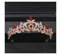 Baroque Rhingestone Crystal Crown and Tiara Bridal Hair Bijoux Headry Party Tiaras Crowns for Women Wedding Hair Accessories Tiara