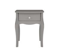 Baroque table de nuit 1 tiroir gris.