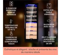 Barossa 123 Duo réfrigérateur à vin 123 Fl 226 L 2 zones contrôle tactile G