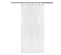 Barossa Design Doublure de Rideau de Douche étroite avec 3 aimants, Doublure de Douche imperméable en PEVA pour Petite Salle de Bain, sans PVC, œillets métalliques, Transparent, 91,5 x 198 cm