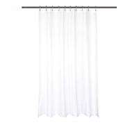 Barossa Design Doublure de Rideau de Douche ou Rideau de Douche en Microfibre imperméable pour Cabine de Douche - 137,2 x 198,1 cm (l x H) - Qualité hôtelière - Lavable en Machine - Blanc - 137,2 x