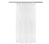 Barossa Design Rideau de Douche de Camping-Car avec 3 aimants, pour remorques de Voyage, Doublure imperméable en PEVA pour Cabine de Camping, œillets métalliques, Transparent, 119,5 x 162,5 cm