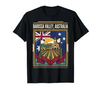 Barossa Valley Drapeau Australie Vintage Country Travel Design T-Shirt