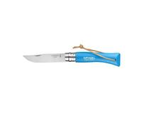Baroudeur couteau de poche fermant, bague double sécurité N°7 OPINEL Bleu Cyan