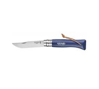 Baroudeur couteau de poche fermant, bague double sécurité N°8 OPINEL Bleu foncé