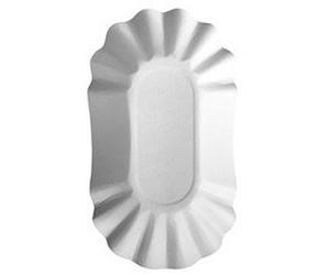 Barquette à frites 'pure', 105 x 175 x 30 mm, blanc
