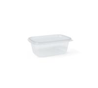 Barquette Alimentaire Micro-Ondable avec Couvercle Hermétique - 150ml / 200ml / 250ml - Translucide, Pour Plats Chauds, Vente À Emporter, Livraison, Snack, Professionnel (50, TRANSPARENT, 200ML)