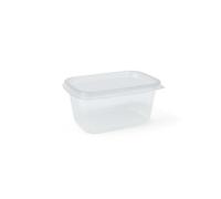 Barquette Alimentaire Micro-Ondable avec Couvercle Hermétique - 150ml / 200ml / 250ml - Translucide, Pour Plats Chauds, Vente À Emporter, Livraison, Snack, Professionnel (20, TRANSPARENT, 250ML)