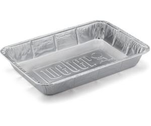 Barquette aluminium WEBER grandes barquettes aluminium - Lot de 10