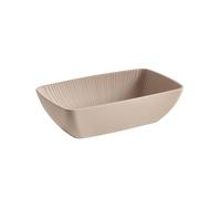 Barquette APS GN 1/4 -NERO-, 26,5 x 16,2 cm, 1,5 litre, couleur sable, mélamine, empilable, lavable au lave-vaisselle