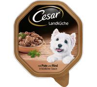 Barquette Cesar Cuisine de campagne avec dinde & bœuf en délicieuse sauce 150g