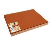 Barquette de 100 sets de table spundbond, unis - Format 30x40cm - Terracotta