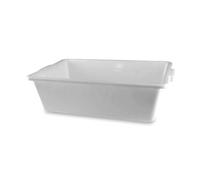 Barquette de la GIGANPLAST adaptée pour transporter ou exposer aliments. Modèle frigor mesures 34 x 24 H.10 Cod. 560 M4/BI, Blanc