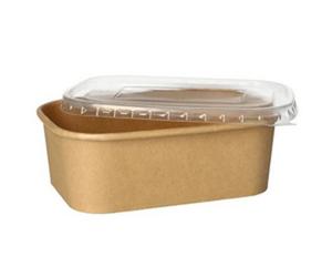 Barquette d'emballage 'pure', 1000 ml, brun
