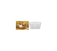 Barquette d'emballage rectangulaire, 125 ml