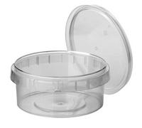 Barquette d'emballage, rond, 300 ml, transparent