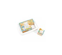 Barquette Janod 6 cubes Pure