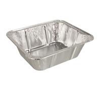 Barquettes aluminium à bords roulés / 12,9 x 8,6 x 3,8 cm X 100