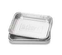 Barquettes en aluminium WEBER pour Genesis et Summit - idéales pour récupérer les jus de cuisson et graisses