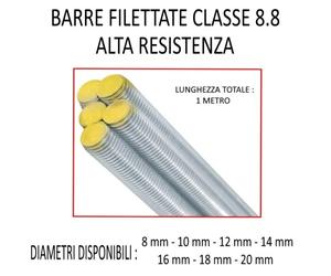 BARRA FILETTEE METRIQUE Classe 8.8 ZINGUEE - AMBROVIT