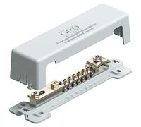 Rail de liaison équipotentielle OBO avec plaque de base en plastique 5015073 5015073, 7x25qmm 1809