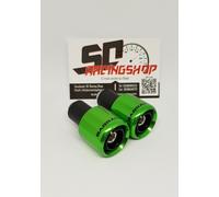 Barracuda Contrepoids Balançoires Universels Moto Aluminium Vert Ducati