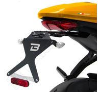 BARRACUDA Immatriculation Aluminium Réglable Fauteuil Inclinable Ducati 821 2020