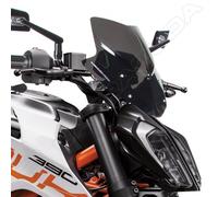 BARRACUDA Pare-Brise Aerosport Fumée Sombre KTM Duke 390 2017-2023