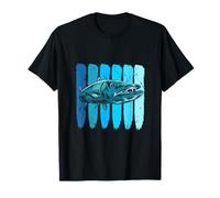 Barracuda Pêche en Eau salée Poisson rétro Barracuda Amoureux des Poissons T-Shirt