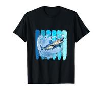 Barracuda Pêche en Eau salée Poisson rétro Barracuda Amoureux des Poissons T-Shirt
