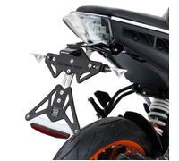 Barracuda-Wheels Support plaque d'immatriculation KTM Duke 125 aluminium réglable