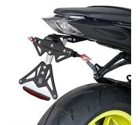 BARRACUDA Porte Plaque Réglable + Sous-Codone YAMAHA MT-09 2017-2020 + Lumière