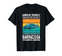 Barracuda Retro, Soyez Toujours Vous-même Un Amateur de Poissons Barracuda T-Shirt