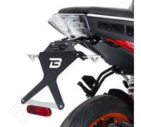 BARRACUDA Support Plaque D'Immatriculation Aluminium Réglable KTM Sx-f Duke 390
