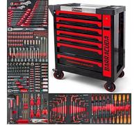 BARRACUDA TOOLS Servante d'atelier CUDA Max XXL 8 tiroirs avec 6 outillés BR