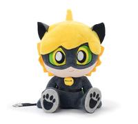 BARRADO Miraculous 16002792 Peluche, les aventures de Ladybug, Chat Noir, 24 cm