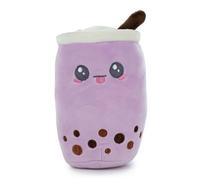 Barrado Peluche Bubble Tea Kawaii - Deux Tailles 21cm ou 17cm - Différentes Couleurs au Choix (Lila 21cm)