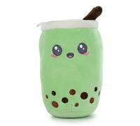 Barrado Peluche Bubble Tea Kawaii - Deux Tailles 21cm ou 17cm - Différentes Couleurs au Choix (Vert 21cm)