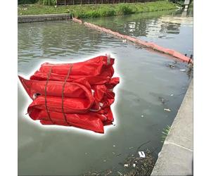 Barrage Anti-Pollution Industriel Robuste en PVC - Barrière Professionnelle de Confinement des déversements pour Lacs, océans et Cours d'eau, Solution Efficace de contrôle de la Pollution po