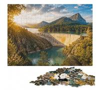 Barrage De Bimont, Aix-en-Provence Puzzle pour Adultes 300 pièces | Le repérage visuel et le tri - un loisir concentré autour de la table seul ou à plusieurs.