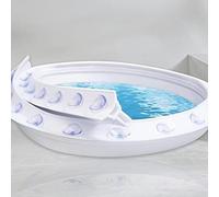 Barrage d'eau de douche pliable - Bouchon à ventouse sans colle pour séparation humide et sèche - Barrière de sol de douche facile à installer et amovible pour un contrôle de l'eau (150 cm)