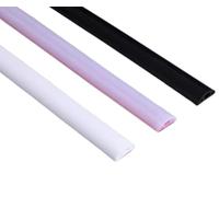 Barrage D'eau De Seuil De Douche Pliable,Barrière De Douche Et Système De Rétention, Bande De Rétention Imperméable Auto-Adhésive, Joint Porte Douche, Stop Douche, Barre Douche Transparent,1.5m