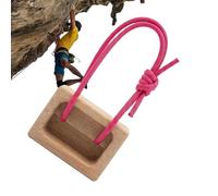 Barrage d'escalade Roca - Équipement d'entraînement portable compact en bois | Outil d'entraînement avec poignée et bras pour tractions | Pour extérieur, intérieur, maison, salle de sport, cadre et