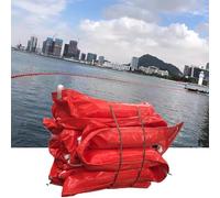 Barrage Flottant Anti-déversement d'hydrocarbures Interception BerFloating, en PVC Haute résistance, pour Ports et Lacs, pour la rétention d'algues et de débris Aquatiques (L 20 m, H 80 cm)