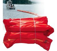 Barrage Flottant De Confinement D'Hydrocarbures, Barrage Flottant En Pvc 10/20 M, Confinement à Faire Soi-MêMe, BarrièRe Anti-Inondation, Pour RivièRe, Port, Lac, JetéE H60cm/23.6inch-L20m/65.6ft