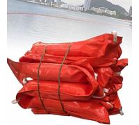 Barrage flottant de confinement d'hydrocarbures, barrière anti-inondation, barrage flottant en PVC, barrière anti-inondation de 10 m pour rivière, port, lac, jetée, barrière anti-déversement,0.35*10M