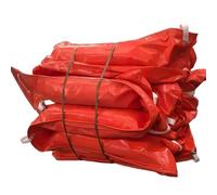 Barrage flottant de confinement d'hydrocarbures en PVC, 10/20 m, barrage anti-inondations en PVC, pour rivière, port, lac, jetée L10M/32.8FT H150cm/59inch