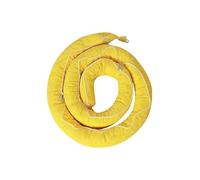 Barrage Flottant Extra-Large pour Le Confinement des déversements d'hydrocarbures, Boudin Absorbant Industriel pour hydrocarbures, Barrage Flottant Hydrofuge pour Un Nettoyage Rapide des HYD