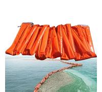 Barrage Flottant Robuste Pour DéVersements D'Hydrocarbures Et DéBris De Surface. Barrage Flottant En Pvc, BarrièRe Industrielle RéUtilisable, BarrièRe De Protection Contre H35cm/13.8inch-L20m/65.6ft
